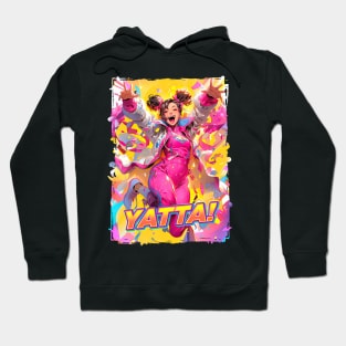 YATTA MARACUJA SORBET - CHUN LI STREET FIGHTER | Happy Winner Anime Video Gamer Girl | PROUD OTAKU Hoodie